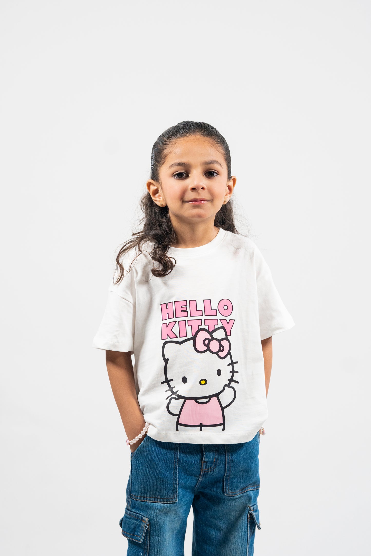 Hello Kitty Playtime Drop Shoulder Tee