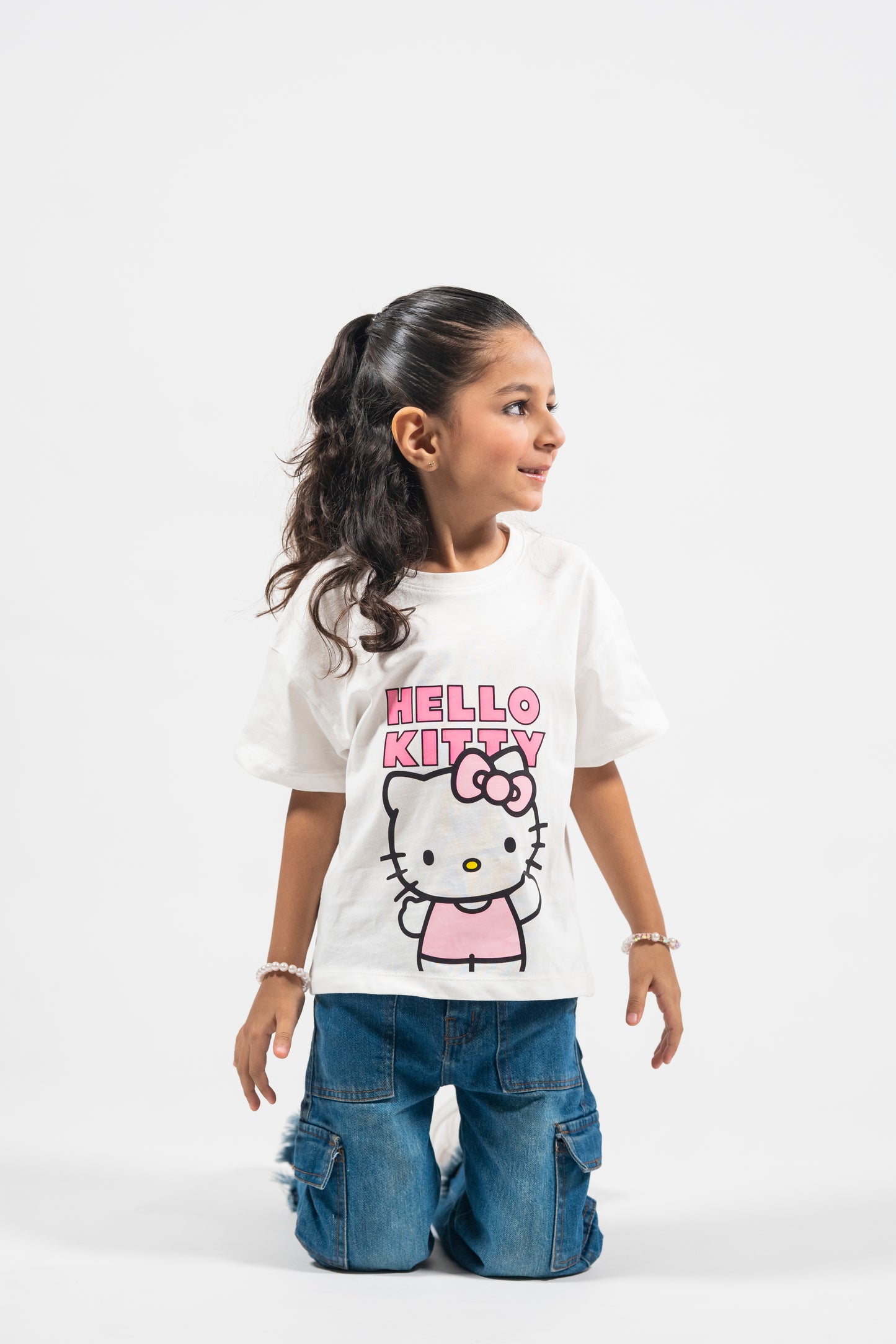 Hello Kitty Playtime Drop Shoulder Tee