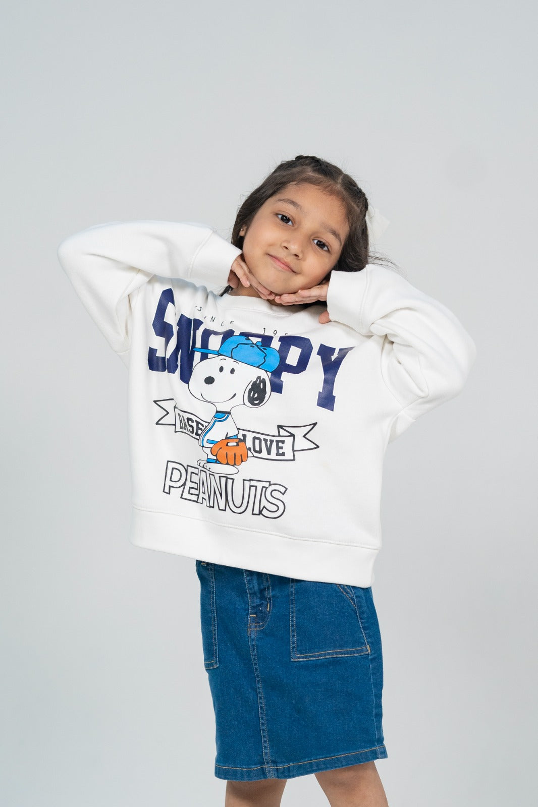 Snoopy Drop Shoulder Sweatshirt