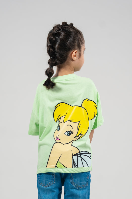 Tinkerbell Pixie Dust Drop Shoulder Tee