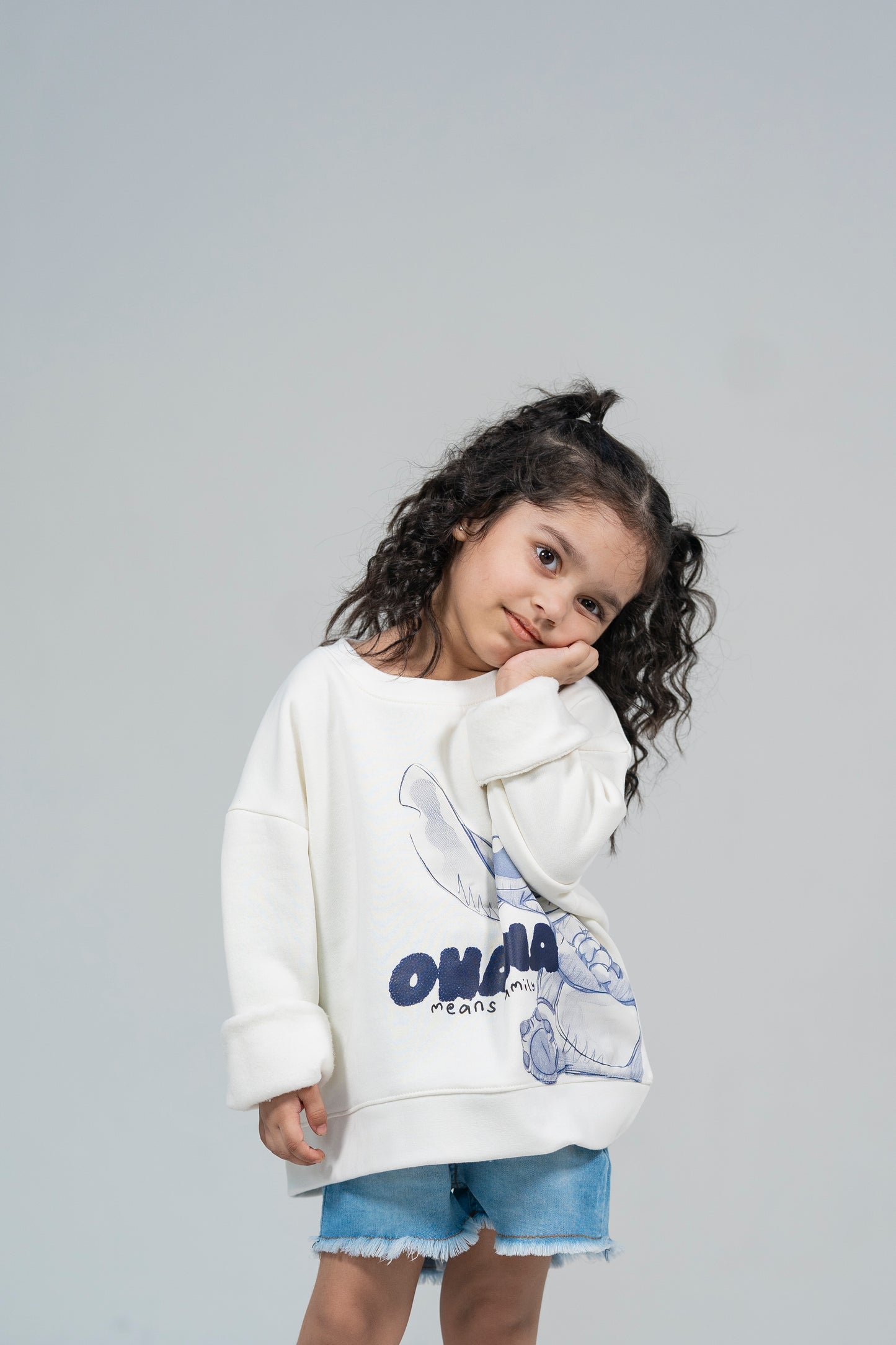 Stitch Drop Shoulder Sweatshirt