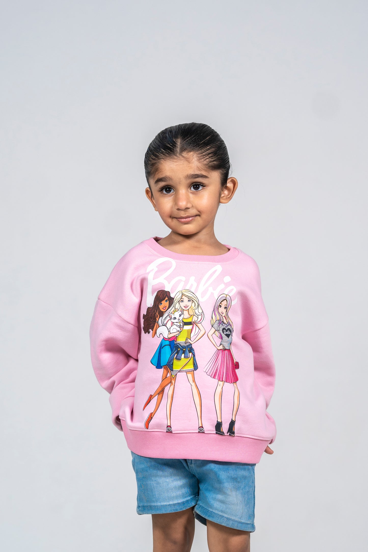 Barbie Drop Shoulder Sweatshirt