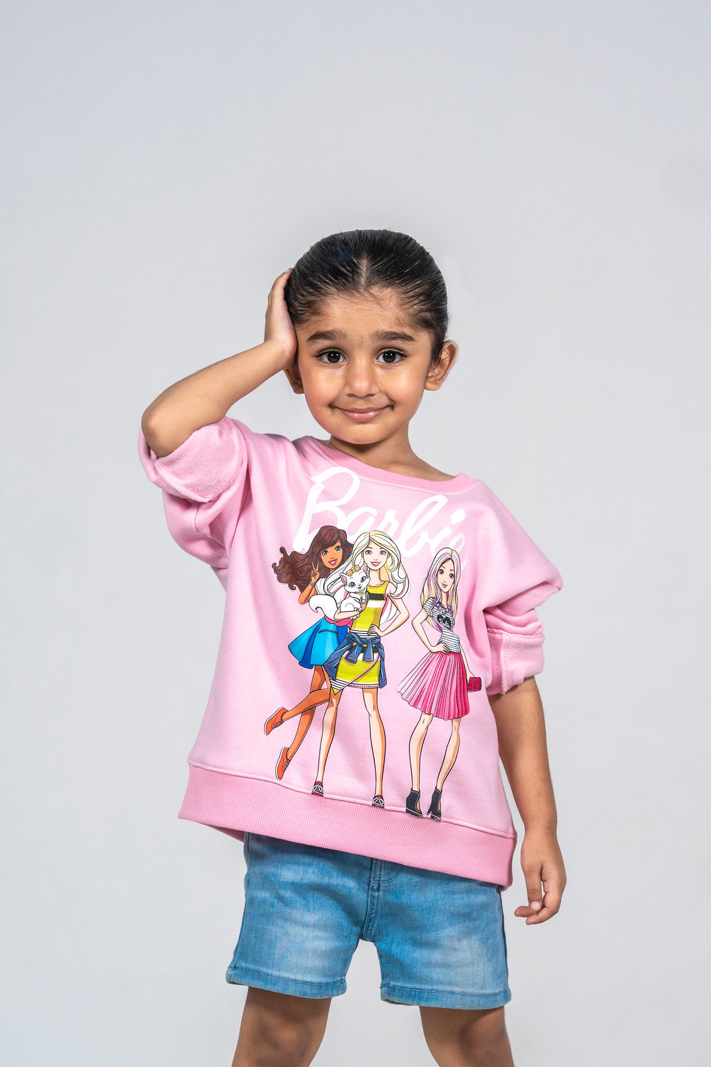 Barbie Drop Shoulder Sweatshirt