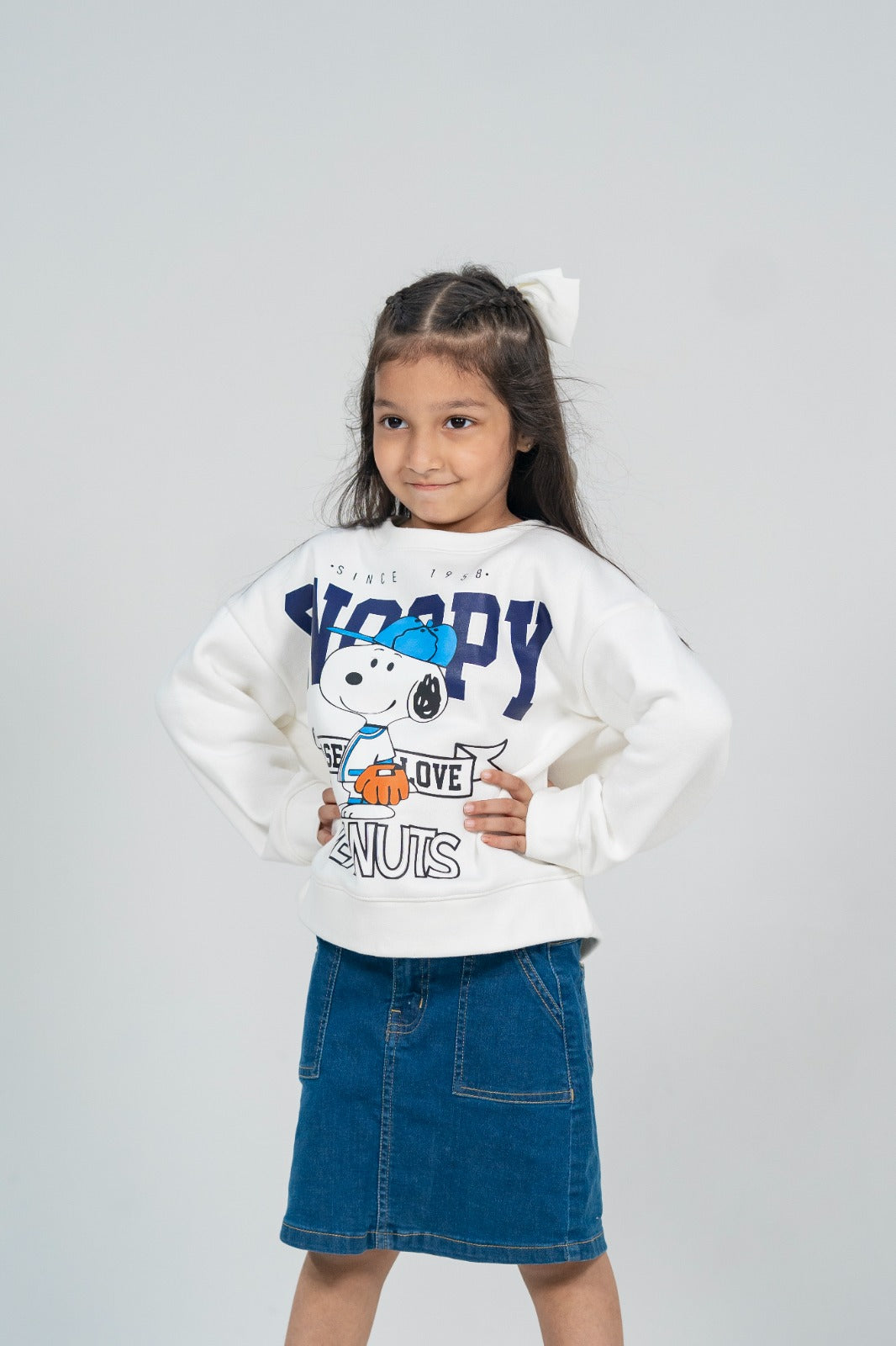 Snoopy Drop Shoulder Sweatshirt